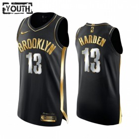 Dres Brooklyn Nets James Harden 13 2020-21 Crna Golden Edition Swingman - Dječji
